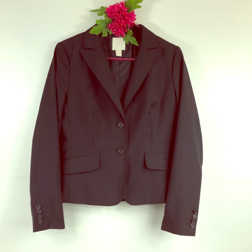 J. CREW FACTORY BLACK SUIT JACKET